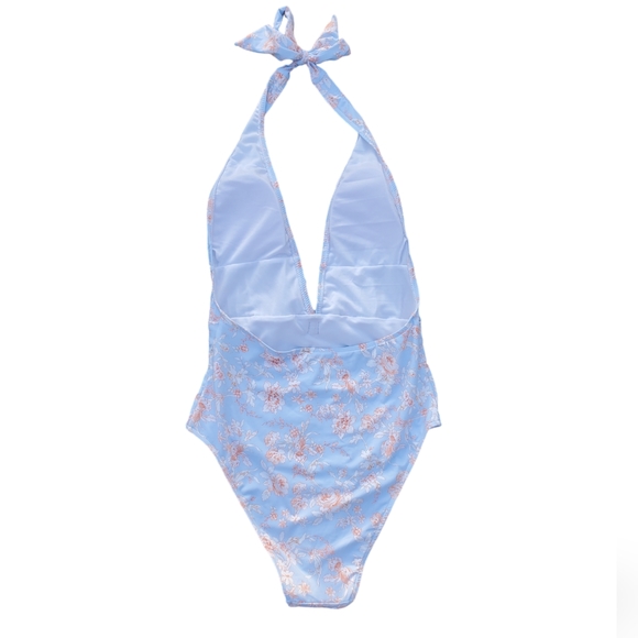 WeWoreWhat Brooklyn Halter One-Piece Swimsuit - Picture 3 of 14